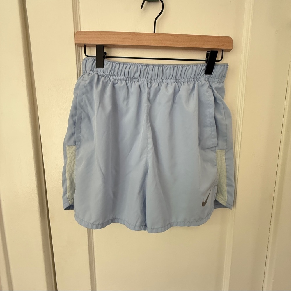 Nike Dri-FIT Light Blue Running Shorts Size S